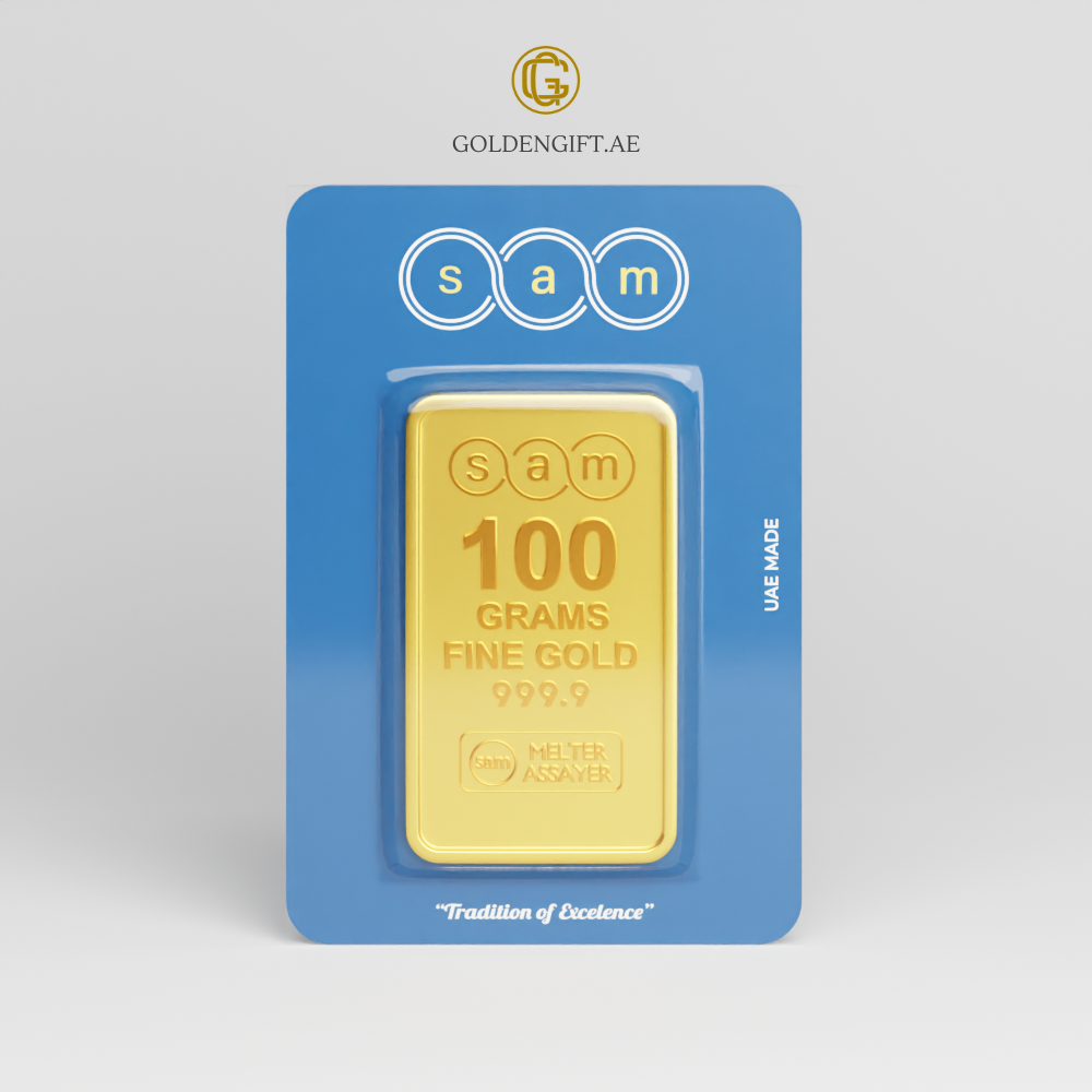 100 Gram Gold Bar – Golden Gifts