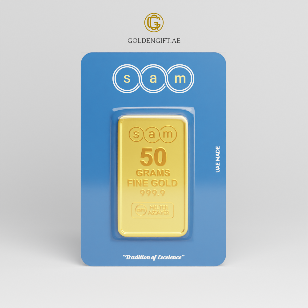 50 Grams Gold Bar – Golden Gifts